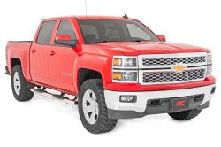 Rough Country Suspension Systems - Rough Country 21001S 4.5" Oval Tube Nerf Step SS for 07-18 Silverado/Sierra Crew - Image 3