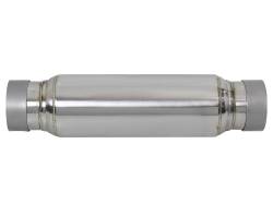 aFe Power - aFe 49M10001 12" Stainless Steel Resonator 3" In/Out 4" x 12" Body 16" L Overall - Image 2