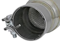 aFe Power - aFe 49M10001 12" Stainless Steel Resonator 3" In/Out 4" x 12" Body 16" L Overall - Image 5