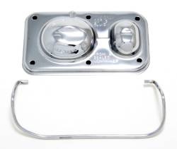 Trans-Dapt Performance - Trans-Dapt 9101 3x5-5/8" Chrome Brake Master Cylinder Cover 67-80 GM Single Bail - Image 1