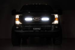 Rough Country Suspension Systems - Rough Country 70898 Grille Mount Quad 10" LED Light Bar for 20-22 F250 SD - Image 3