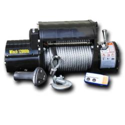 DV8 Offroad - DV8 Offroad WB12SC 12000 Lbs. Winch w/Steel Rope - Image 1