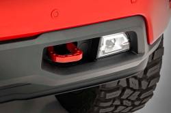 Rough Country Suspension Systems - Rough Country RS132 Front Forged Tow Hooks Red 19-24 Silverado 1500 - Image 5
