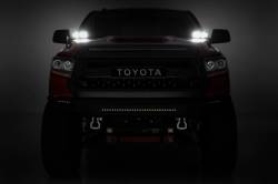 Rough Country Suspension Systems - Rough Country 70835 A-Pillar 2" LED Ditch Light Kit-Spot for 14-21 Toyota Tundra - Image 5