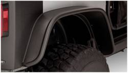 Bushwacker - Bushwacker Flat Style Front/Rear Fender Flares Black for Jeep JK 10919-07 - Image 3