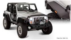 Bushwacker Flat Style Front/Rear Fender Flares Black for Jeep JK 10919-07