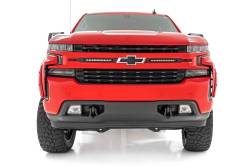 Rough Country Suspension Systems - Rough Country RS147 Front Tow Hook Brackets Black for 19-22 Silverado 1500 - Image 2