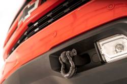 Rough Country Suspension Systems - Rough Country RS147 Front Tow Hook Brackets Black for 19-22 Silverado 1500 - Image 5