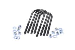 Rough Country Suspension Systems - Rough Country 9/16 x 3 x 7.25 Round Top Leaf Spring U-Bolts 4PC 7622 - Image 1