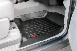 Rough Country Suspension Systems - Rough Country Front Floor Liners Black 07-13 Silverado/Sierra M-2071 - Image 3