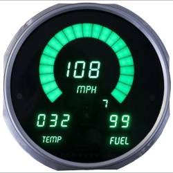 Intellitronix - Intellitronix LED Digital Replacement Gauge Panel for 55-86 Jeep DP6011G - Image 1