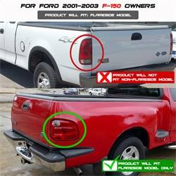 Spyder Auto - Spyder Auto 5003157 Euro Taillights Black/Clear for 01-03 F150 Flareside - Image 2