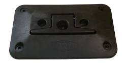 Cipa Mirrors - CIPA Mirrors 02100 Cleat Seat 6.5" x 10" Retractable Solid Black - Image 1