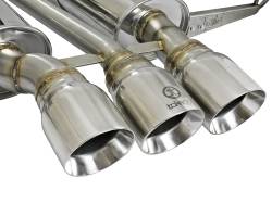 aFe Power - aFe 49-36623-P 3" SS Cat-Back Exhaust w/Tri-Polished Tips for 17-21 Honda 2.0L - Image 2