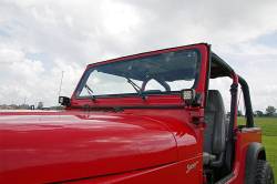 Rough Country Suspension Systems - Rough Country 70510 Lower Windshield Light Mounts Black for Jeep Wrangler YJ - Image 3