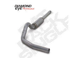 Diamond Eye K4310A Kit 4" Cat-Back Single Aluminized 94-97.5 Ford 7.3L F250/F350