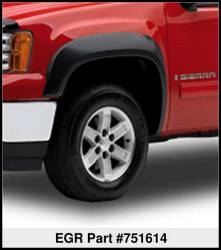 EGR - EGR 751614 Rugged Look 4Pc Fender Flares Black 07-10 GMC Sierra 2500HD/3500HD - Image 2
