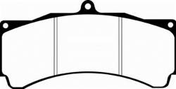 EBC Brakes - EBC Brakes DP3032C EBC Redstuff Ceramic Low Dust Brake Pads - Image 1