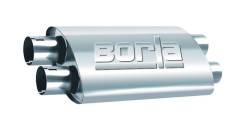 Borla - Borla 400287 Pro XS Muffler Inlet/2.25" Outlet 4" x 9.5" Oval 19" Long Body - Image 1
