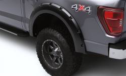 Bushwacker - Bushwacker 28119-08 Forge Style Front/Rear Fender Flares Black for Ford F150 - Image 3