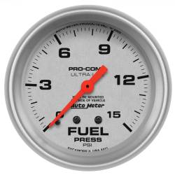AutoMeter - AutoMeter 4411 Ultra-Lite Mechanical Fuel Pressure Gauge 0-15 PSI 2-5/8" - Image 1