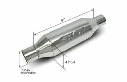 SLP Performance 2.5" Inlet/Outlet LoudMouth II Muffler Each 310013818