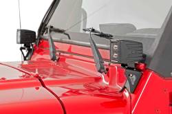 Rough Country 6003 Lower Windshield Light Mounts for 97-06 Jeep Wrangler TJ