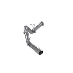 MBRP Exhaust - MBRP S6287409 T409 4" Filter Back Tour Single Side Exhaust 11-16 F250/350/450 - Image 1