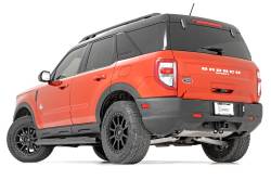 Rough Country Suspension Systems - Rough Country 4.5" Oval Tube Nerf Steps Black 21-25 Ford Bronco Sport 21006 - Image 3