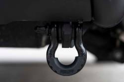 Rough Country Suspension Systems - Rough Country RS146 Front Tow Hook Brackets Black for 07-21 Toyota Tundra - Image 3