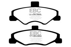 EBC Brakes - EBC Brakes DP31323C Redstuff Ceramic Low Dust Brake Pads for Camaro/Firebird - Image 1