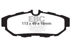 EBC Brakes - EBC Brakes DP31870C Redstuff Ceramic Low Dust Brake Pads for 10-14 Mustang - Image 1