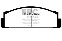 EBC Brakes - EBC Brakes DP2116 Greenstuff 2000 Series Sport Brake Pads - Image 1
