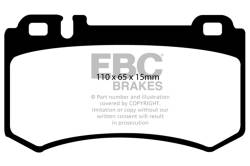 EBC Brakes - EBC Brakes DP41490R Yellowstuff Street & Track Brake Pads - Image 1