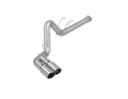 MBRP Exhaust - MBRP S6290409 T409 4" Filter Back Tour One Side Dual Exhaust 17-26 F250/350/450 - Image 1