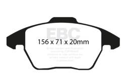 EBC Brakes - EBC Brakes DP21517 Greenstuff 2000 Series Sport Brake Pads - Image 1