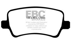 EBC Brakes - EBC Brakes DP31934C Redstuff Ceramic Low Dust Brake Pads - Image 1