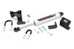 Rough Country 8731970 V2 Single Steering Stabilizer 2"-8" Lift for 07-18 Jeep JK