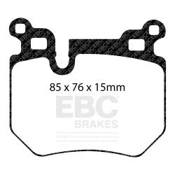 EBC Brakes - EBC Brakes DP51996NDX Bluestuff NDX Full Race Brake Pads for 08-13 135i 135is - Image 3