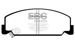 EBC Brakes - EBC Brakes DP4911R Yellowstuff Street/Track Brake Pads - Image 1