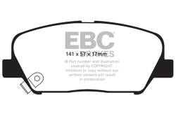EBC Brakes - EBC Brakes DP41856R Yellowstuff Street & Track Brake Pads - Image 1
