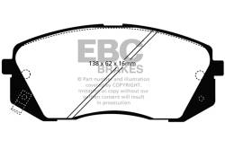 EBC Brakes - EBC Brakes DP41809R Yellowstuff Street & Track Brake Pads - Image 1