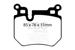 EBC Brakes - EBC Brakes DP41996R Yellowstuff Street & Track Brake Pads for 135i 135is - Image 1