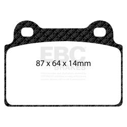 EBC Brakes - EBC Brakes DP51985NDX Bluestuff NDX Full Race Brake Pads for 08-15 Lancer - Image 3