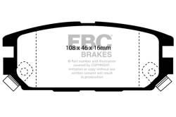 EBC Brakes - EBC Brakes DP4987R Yellowstuff Street & Track Brake Pads - Image 1