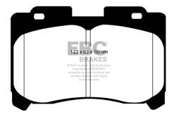 EBC Brakes - EBC Brakes DP31004C Redstuff Ceramic Low Dust Brake Pads for 93-98 Supra - Image 1