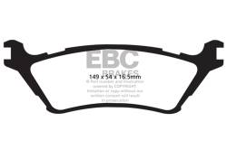 EBC Brakes - EBC Brakes DP61891 6000 Series Greenstuff Truck/SUV Brakes Disc Pads for F150 - Image 1
