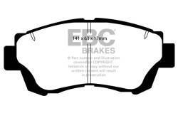 EBC Brakes - EBC Brakes DP4874R Yellowstuff Street & Track Brake Pads - Image 1