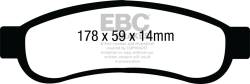EBC Brakes - EBC Brakes DP41893R Yellowstuff Street & Track Brake Pads - Image 1