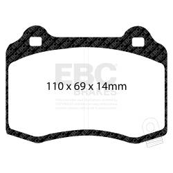 EBC Brakes - EBC Brakes DP51788NDX Bluestuff NDX Full Race Brake Pads - Image 3